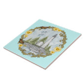 Carreau Tuile de phare Floral Alabama (Côté)