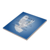 Carreau Tuile de prière de Mary de grêle (Côté)