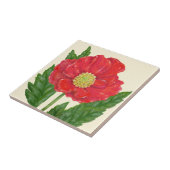 Carreau Tuile de Red Poppy (Côté)