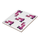 Carreau Tuile de rouge à lèvres (Côté)