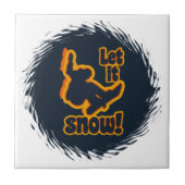 Carreau Tuile de snowboard (Devant)