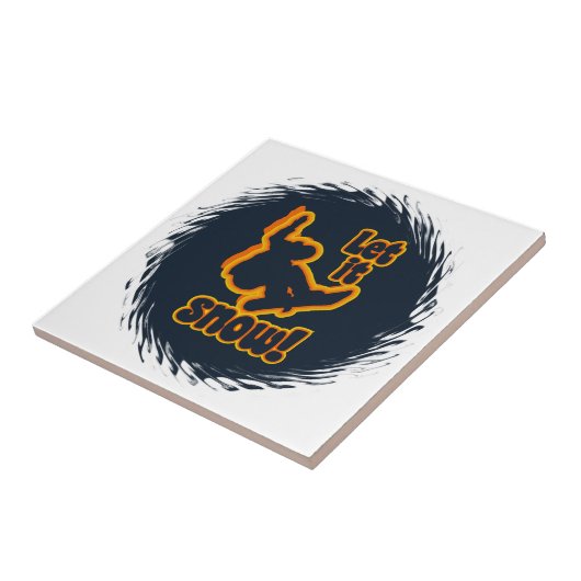 Carreau Tuile de snowboard (Côté)