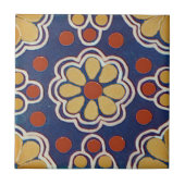 Carreau Tuile de style Talavera mexicain (Devant)