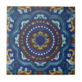 Carreau Tuile de style Talavera mexicain (Devant)