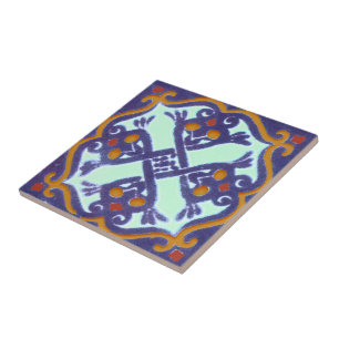 Carreau Tuile de style Talavera mexicain