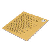 Carreau Tuile de Tash Lion (Côté)