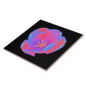 Carreau Tuile de tulipe fluorescente (Côté)