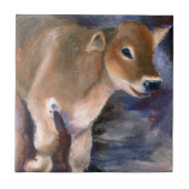 Carreau Tuile de veau de Suisse Brown (Devant)