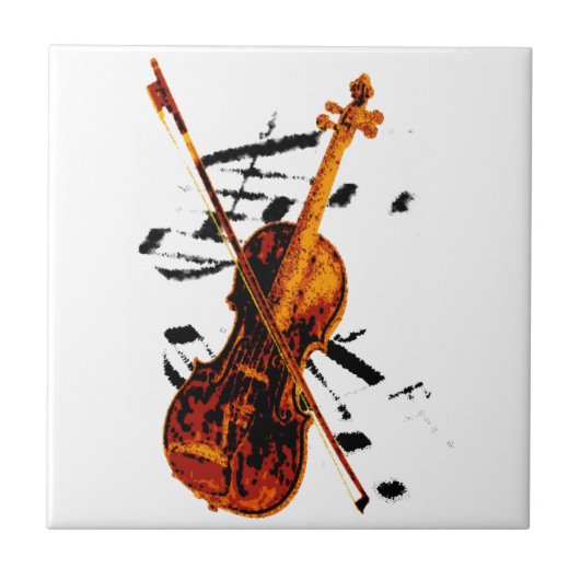 Carreau Tuile de violon (Devant)