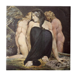 Carreau Tuile de William Blake Hecate