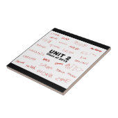 Carreau Tuile de Woodlawn (Côté)