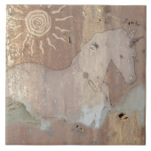 Carreau Tuile décorative de licorne (Devant)