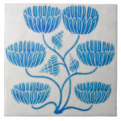 Carreau Tuile décorative en céramique Indigo (Devant)