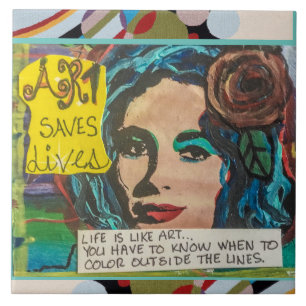 Carreau Tuile/dessous de verre/trivet