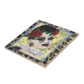 Carreau Tuile/dessous de verre/trivet (Côté)