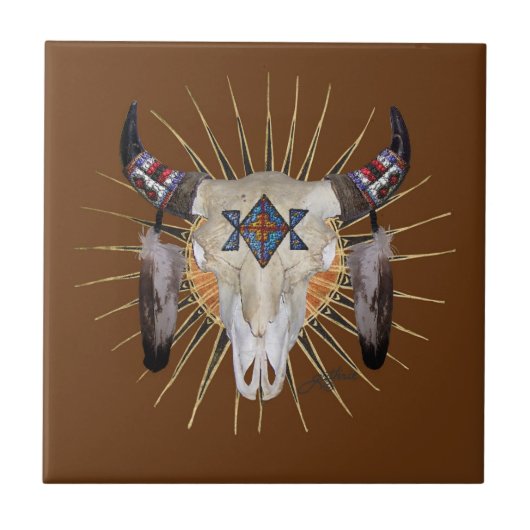 Carreau Tuile d'étoile de Buffalo (Devant)