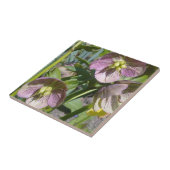 Carreau Tuile d'Hellebores (Côté)