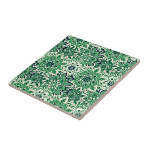 Carreau Tuile d'impression Mandala