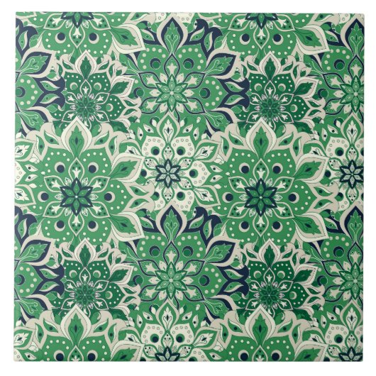 Carreau Tuile d'impression Mandala (Devant)