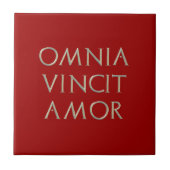 Carreau Tuile d'Omnia Vincit Amor (Devant)