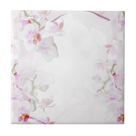 Carreau Tuile d'orchidée (Devant)