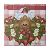 Carreau Tuile d'ours de fraise (Devant)