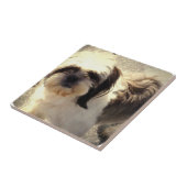 Carreau Tuile du chien Shih-Tsu (Côté)