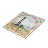 Carreau Tuile du phare de Cape Henry (Côté)