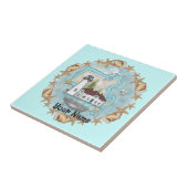 Carreau Tuile du phare de Massachusetts Shells (Côté)