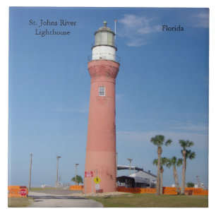 Carreau Tuile du phare de St. Johns River
