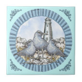 Carreau Tuile du phare Guide Gulls (Devant)