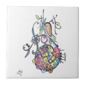 Carreau tuile :  dynamique (Devant)