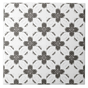 Carreau Tuile en céramique à fleurs de bronze