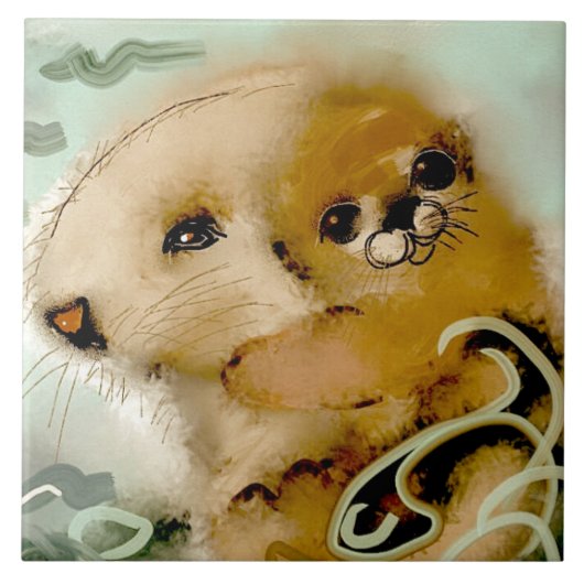 Carreau Tuile en céramique blanche 6×6... (Devant)