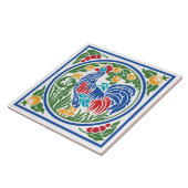 Carreau Tuile en céramique de coq (Côté)