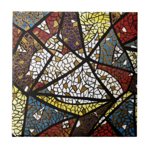 Carreau Tuile en céramique de Noël de colombe de paix