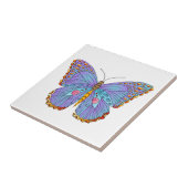 Carreau Tuile en céramique de papillon coloré (Côté)