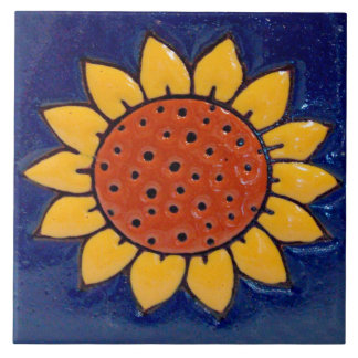 Carreau Tuile en céramique de photo de tournesol