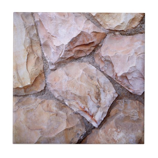 Carreau Tuile en céramique de pierre brute à effet dimensi (Devant)