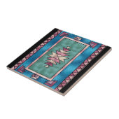 Carreau Tuile en céramique de style sud-ouest (Côté)