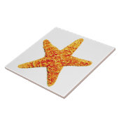 Carreau Tuile en céramique décorative d'étoiles de mer (Côté)