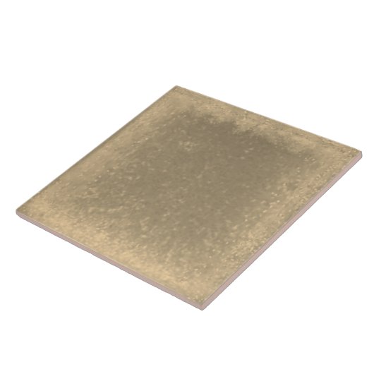 Carreau Tuile en céramique dorée (Côté)