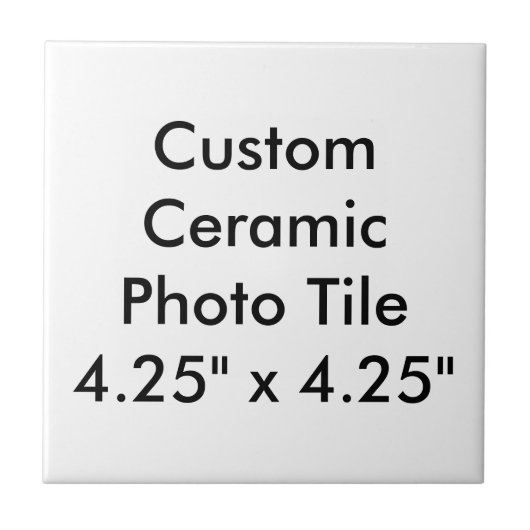 Carreau Tuile en céramique faite sur commande 4,25" de (Devant)