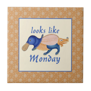 Carreau Tuile en céramique Luttrell Psalter