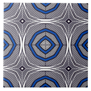 Carreau Tuile en céramique motif géométrique multicolore v