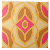 Carreau Tuile en céramique motif vintage et rétro (Devant)