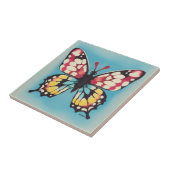 Carreau Tuile en céramique papillon (Côté)
