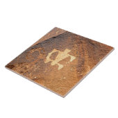 Carreau Tuile en céramique Petroglyphe Sud-Ouest (Côté)