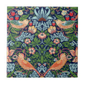Carreau Tuile en céramique William Morris Strawberry Thief (Devant)
