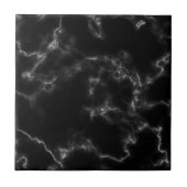 Carreau Tuile en marbre noir (Devant)